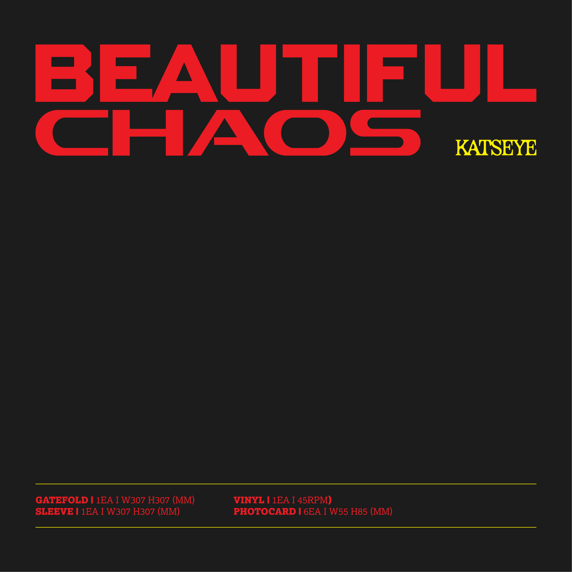 BEAUTIFUL CHAOS - Store Exclusive Vinyl
