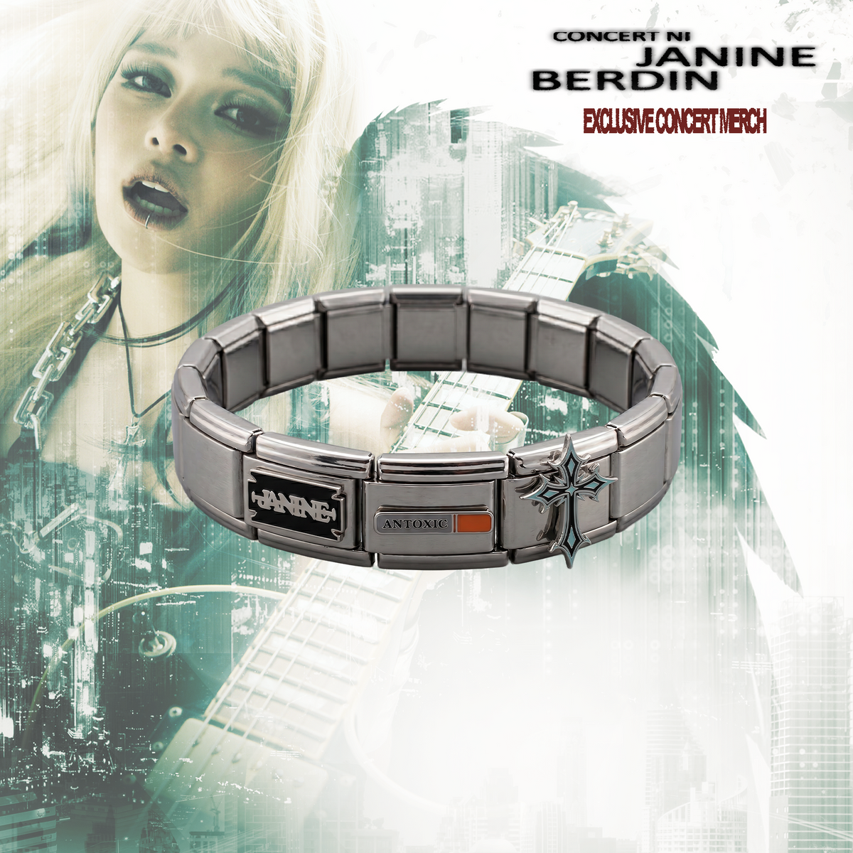 "ANTOXIC” Italian Charm Bracelet