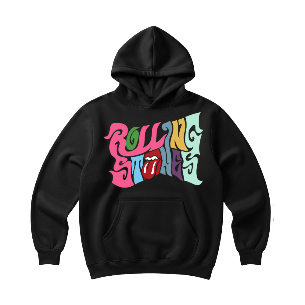 The Rolling Stones Psychedelic Logo Hoodie