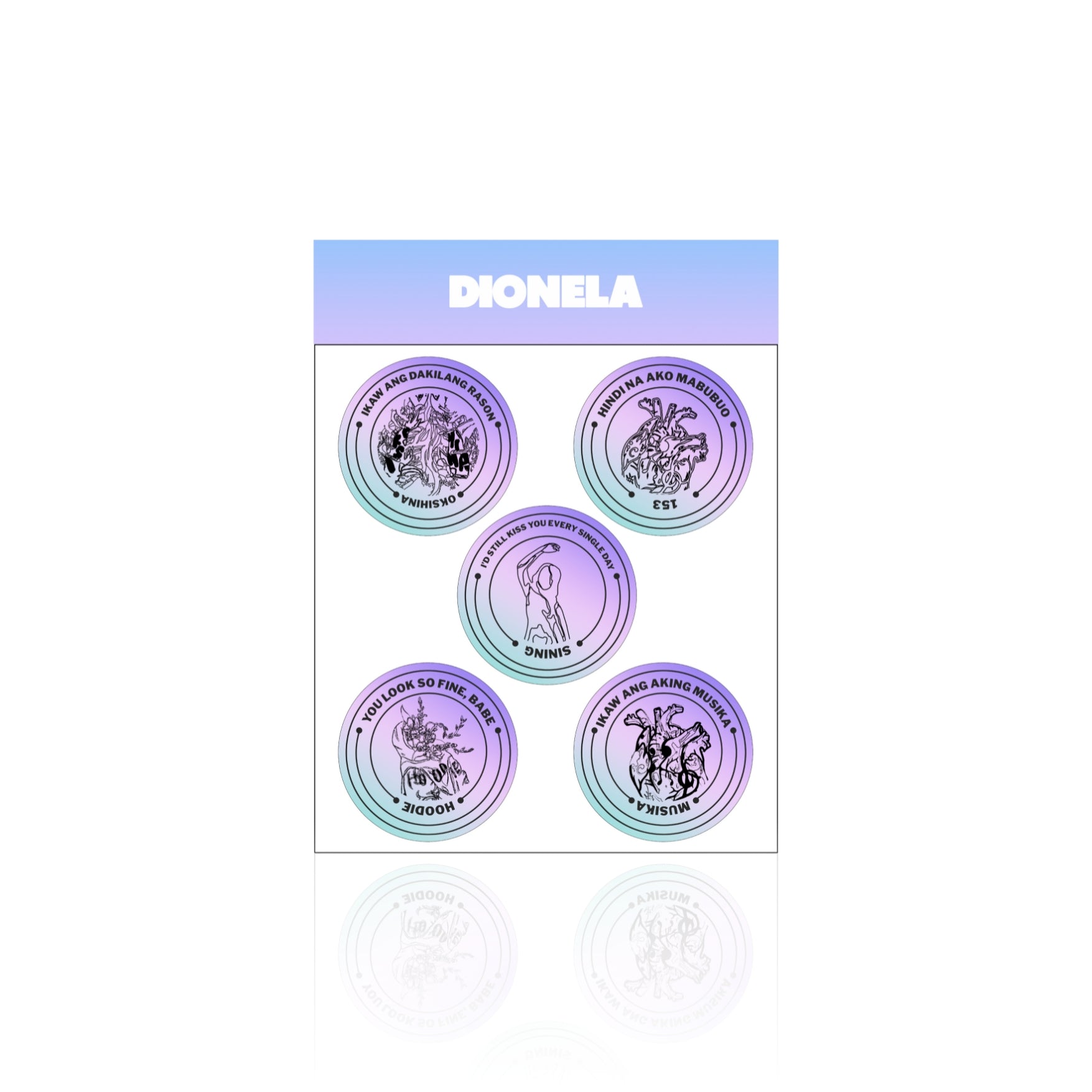 Dionela Tour - Hologram Sticker
