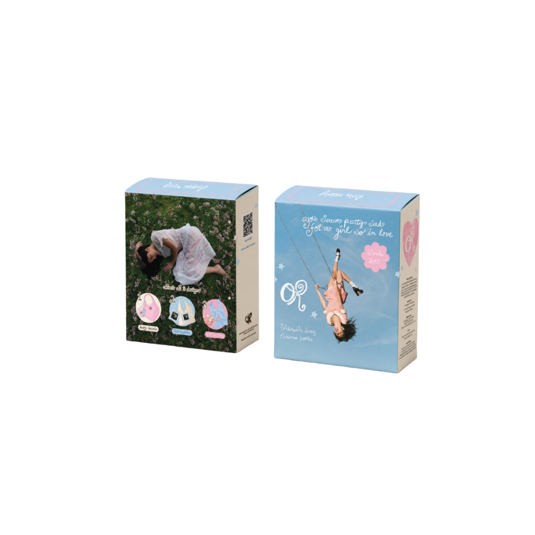 you seem pretty sad for a girl so in love Charm Tote Blind Box