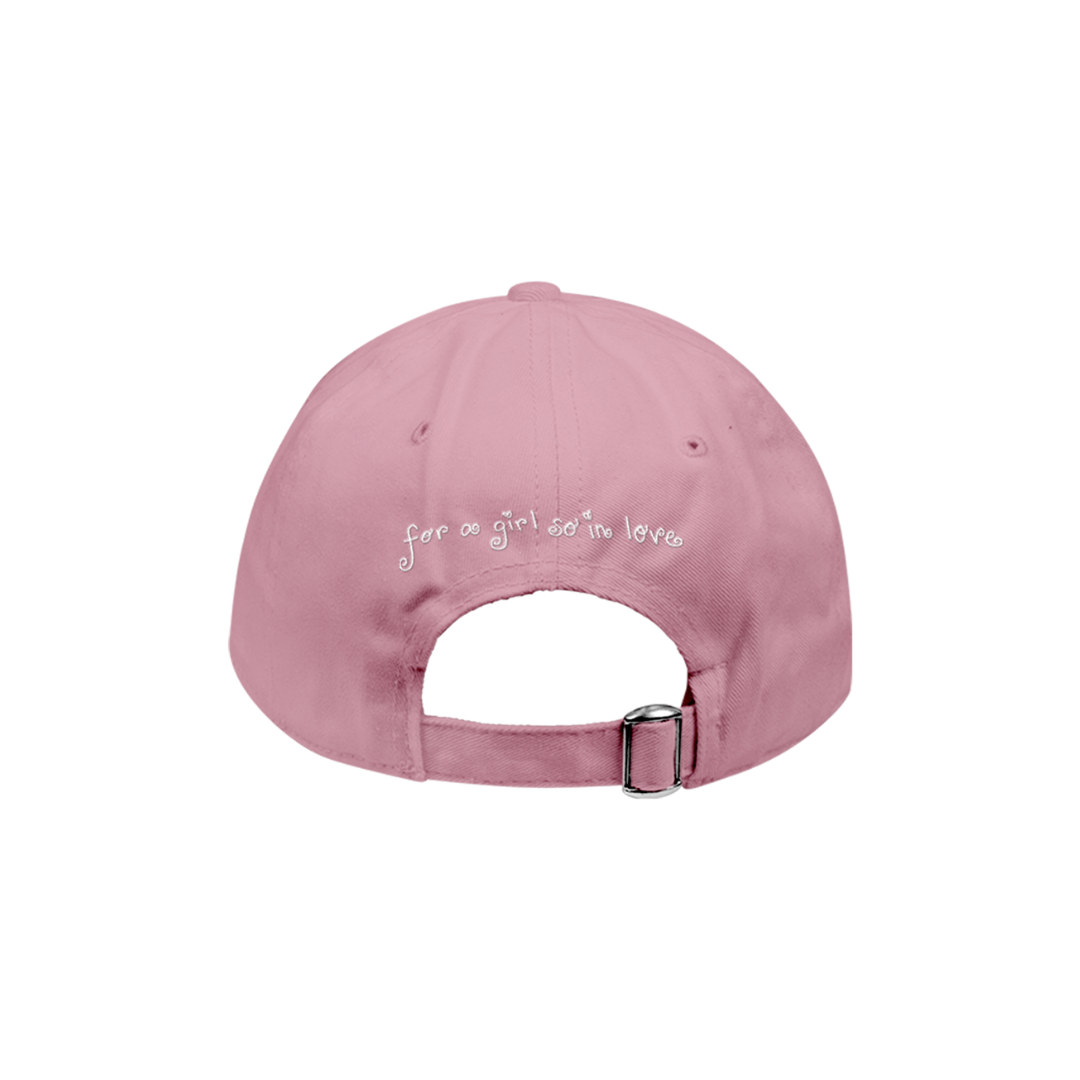 girl in love embroidered hat