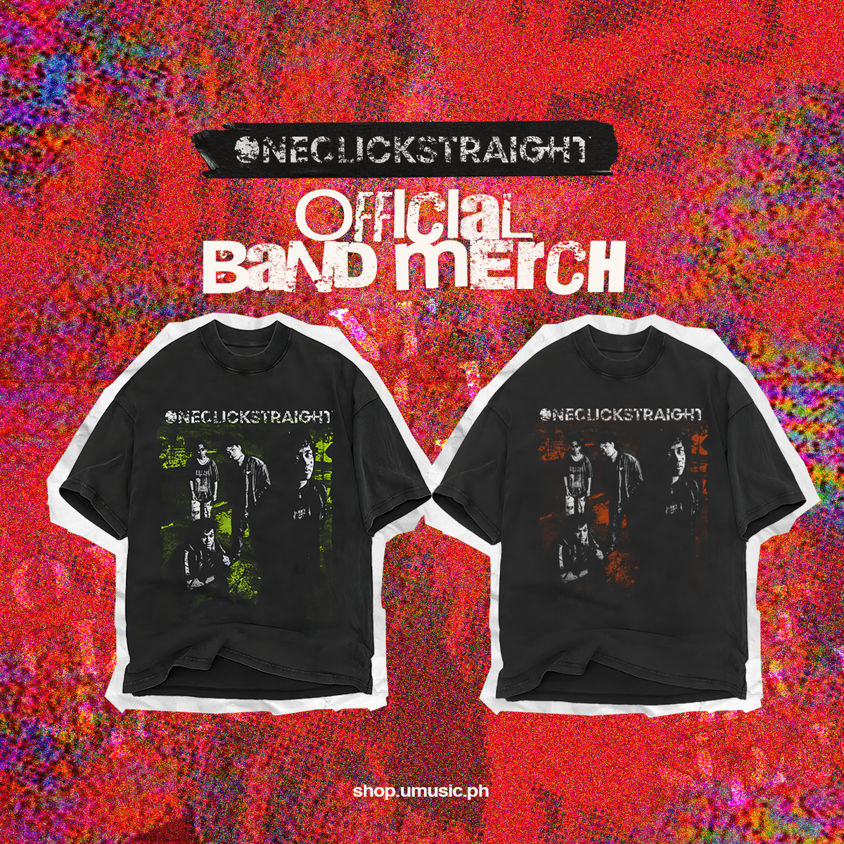 One Click Straight Official Band Shirt – Universal Music Philippines