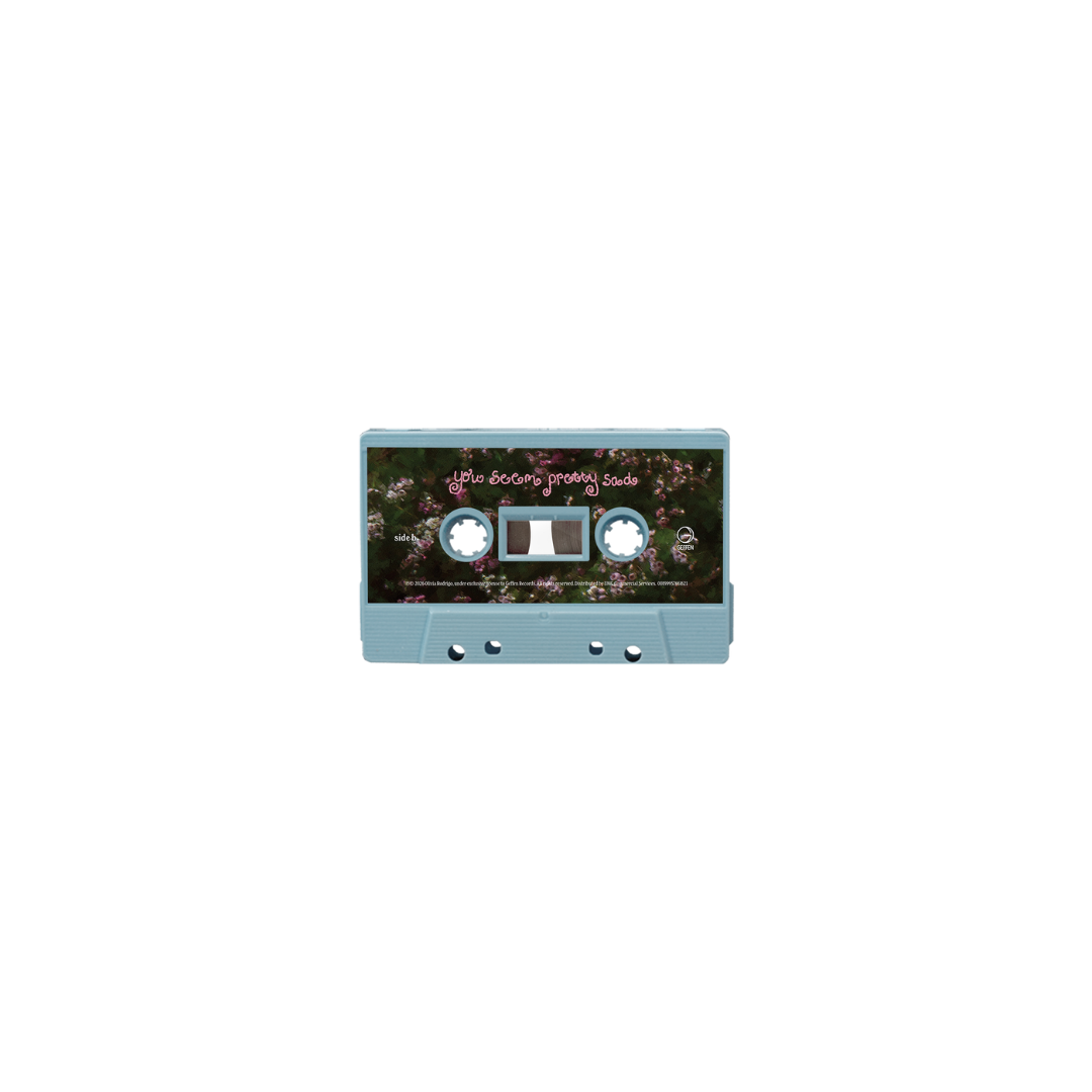 you seem pretty sad for a girl so in love - exclusive baby blue cassette