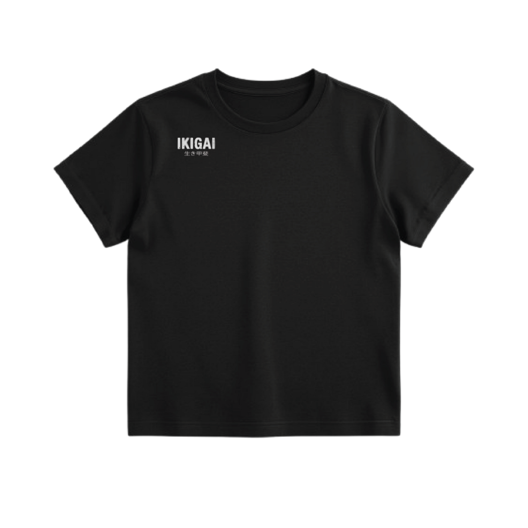 Ikigai Black Tee