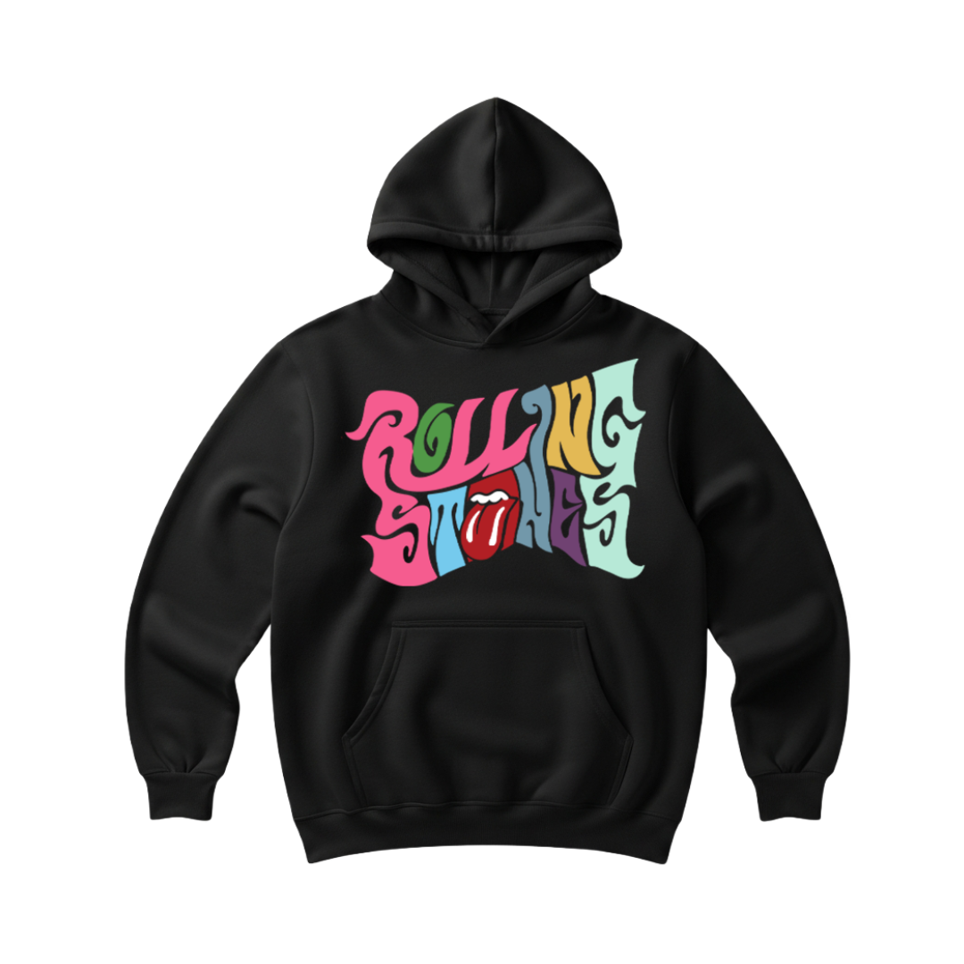 The Rolling Stones Psychedelic Logo Hoodie